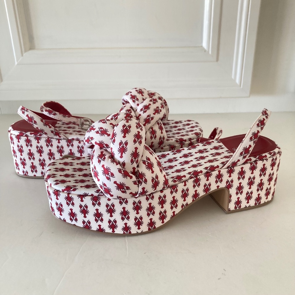 Like New Jeffery Campbell Anthropologie Lobster Platform Sandals Sz 9.5